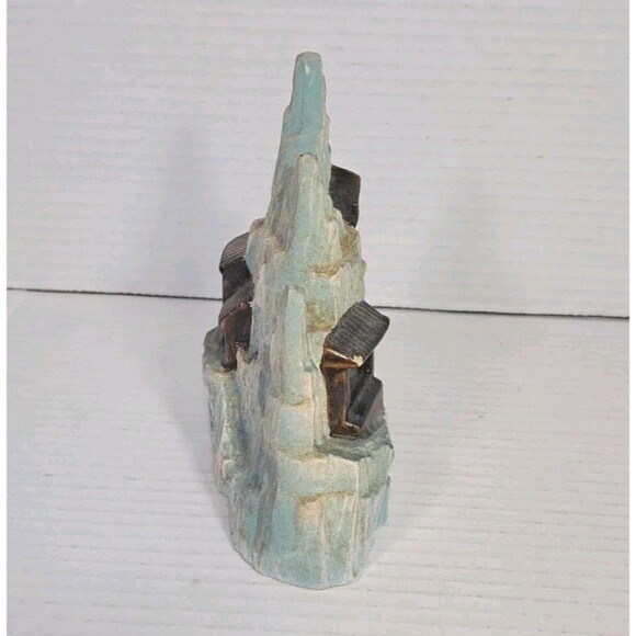 Aquarium Ice Mountain Figurine 5.5" Ceramic Fish Tank Decor Made in Japan - Picture 3 of 4